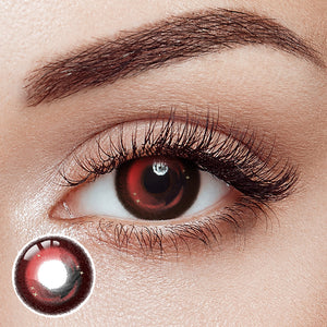 Raspberry Red Yearly Contact Lenses
