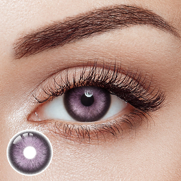 Crystalline Purple Yearly Contact Lenses