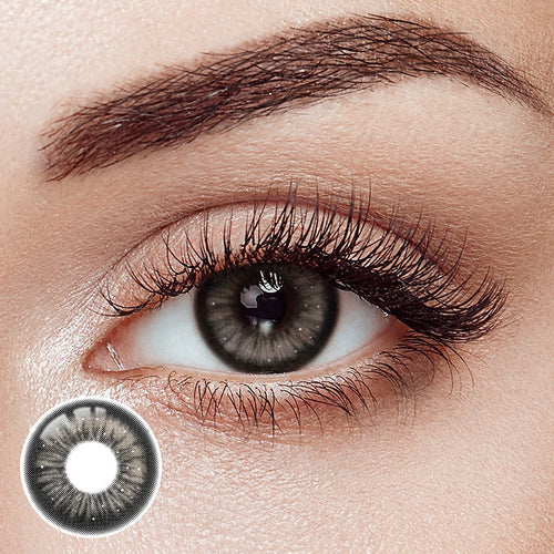 Snowfall Black Yearly Contact Lenses