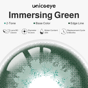 Immersing Green 6 Months Contact Lenses