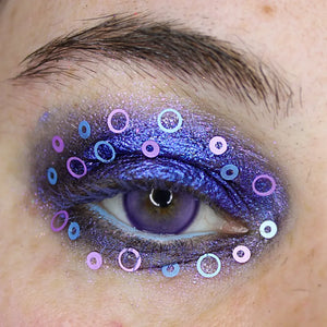 Aura Purple Yearly Contact Lenses