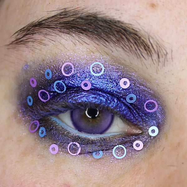 Aura Purple Yearly Contact Lenses