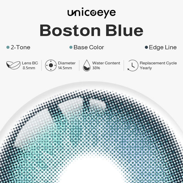 Boston Blue Yearly Contact Lenses