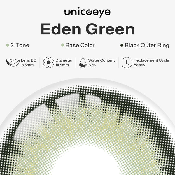 Eden Green Yearly Contact Lenses