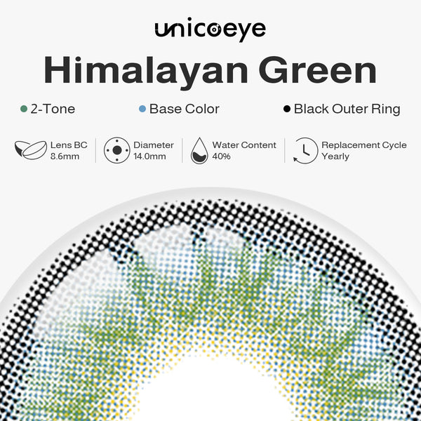 Himalayan Green Yearly Contact Lenses