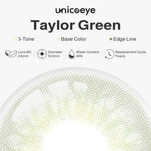 Taylor Green Prescription Yearly Contact Lenses