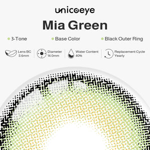 Mia Green Yearly Contact Lenses