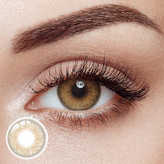 Little Wild Cat Brown Prescription Yearly Contact Lenses