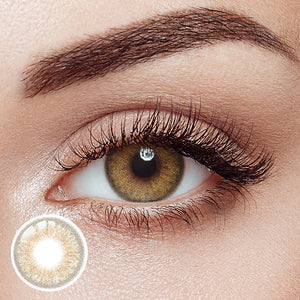 Little Wild Cat Brown Prescription Yearly Contact Lenses