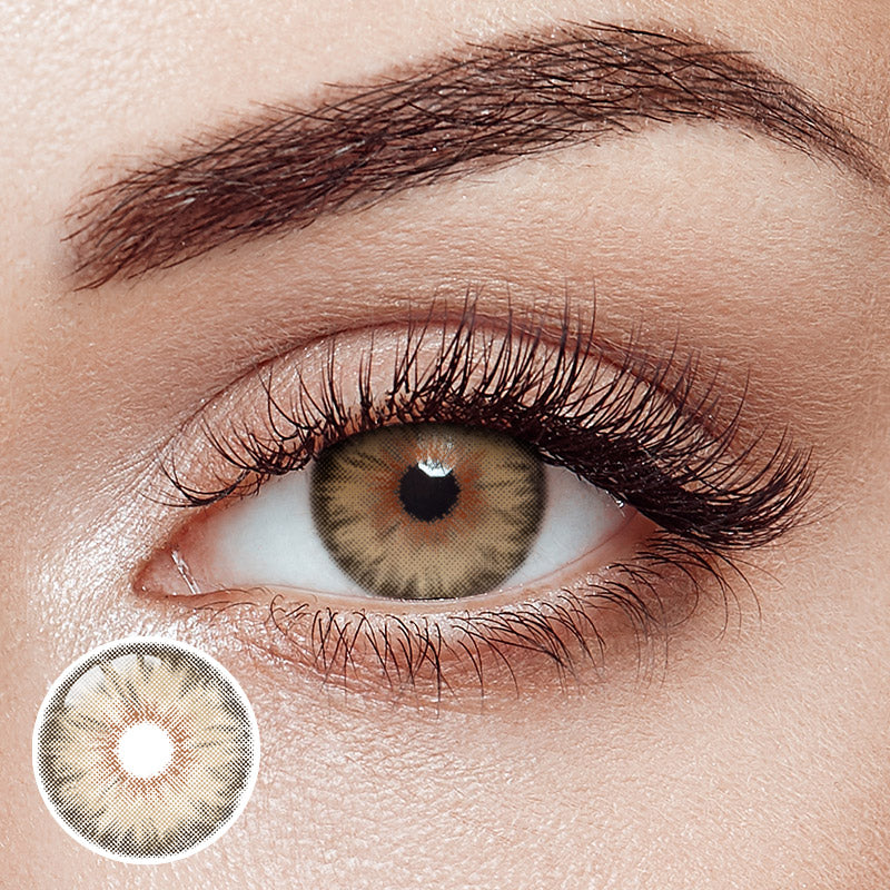 Siri Brown Prescription Yearly Contact Lenses