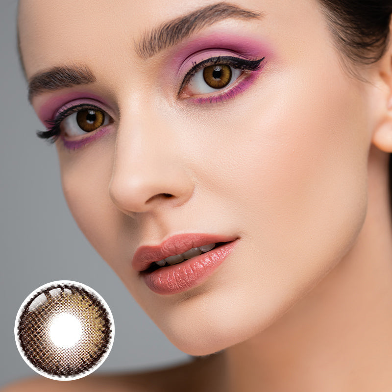 Night Magics Red Bean Gray Prescription Yearly Contact Lenses