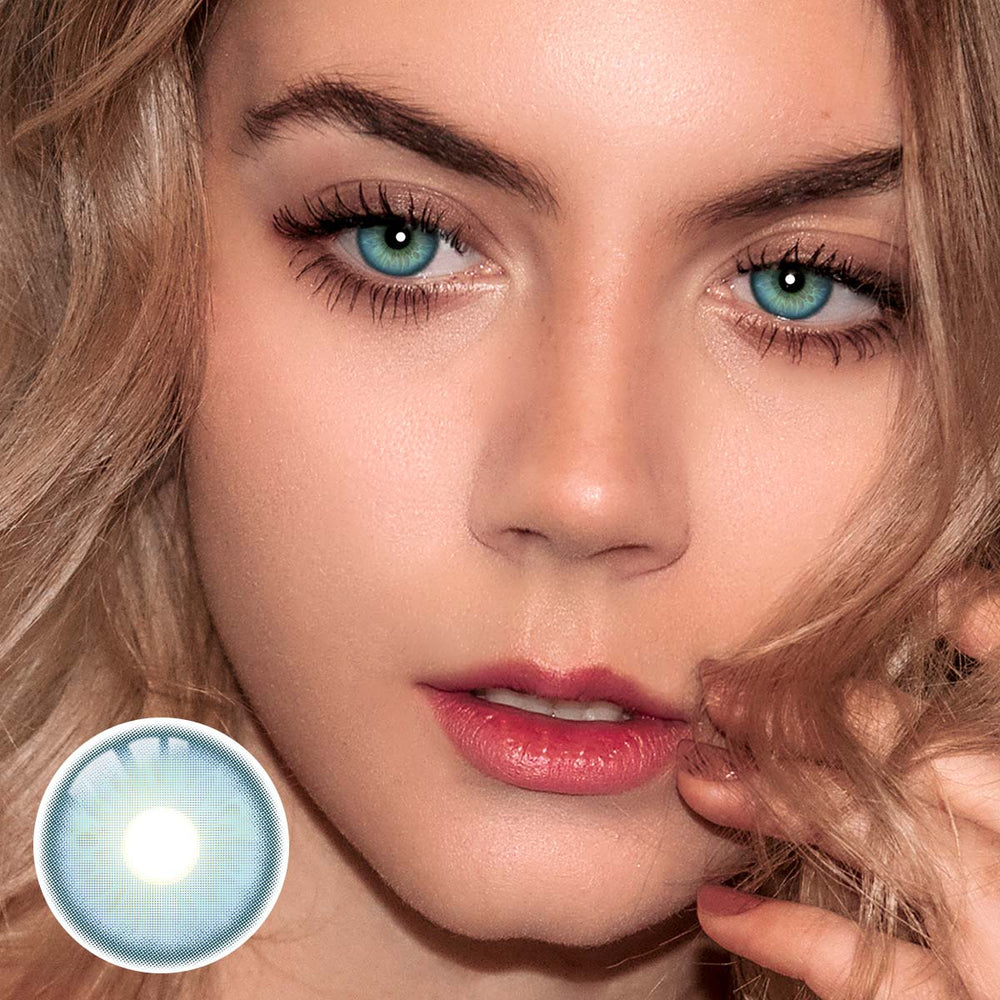 Madrid Blue Prescription Yearly Contact Lenses