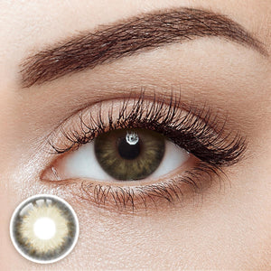Miki Brown Yearly Contact Lenses