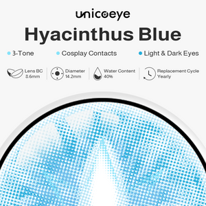 Hyacinthus Blue Costume Yearly Contact Lenses