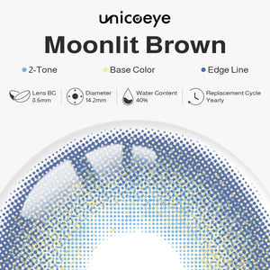 Moonlit Brown Prescription Yearly Contact Lenses