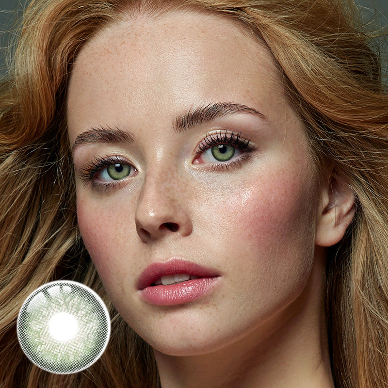 Gulla Green Prescription Yearly Contact Lenses