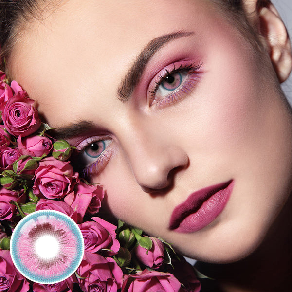 Wing Pink Prescription Yearly Contact Lenses
