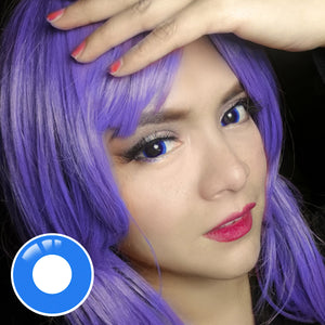 Pure Blue Costume Yearly Contact Lenses