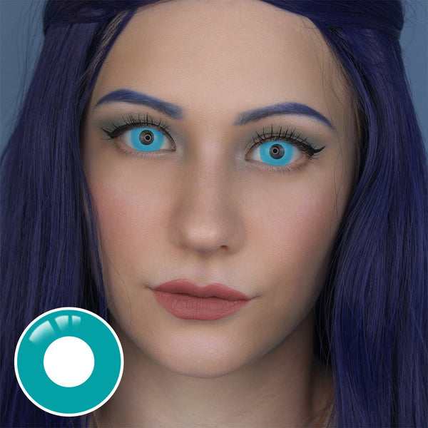 Pure Blue-Green Costume Yearly Contact Lenses
