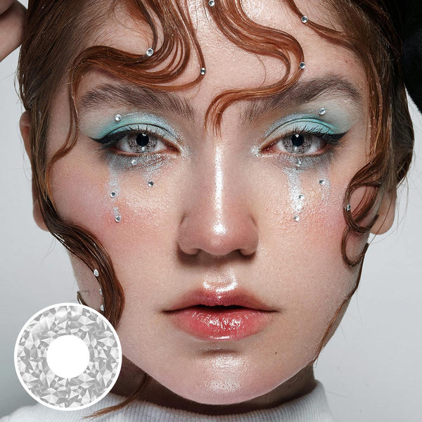 Lighten Gray Costume Yearly Contact Lenses