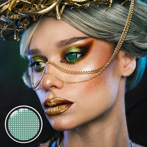 Mesh Green Costume Yearly Contact Lenses