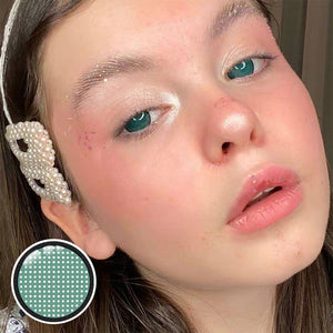 Mesh Green Costume Yearly Contact Lenses