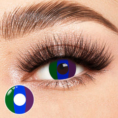 Pride Blue Costume Yearly Contact Lenses