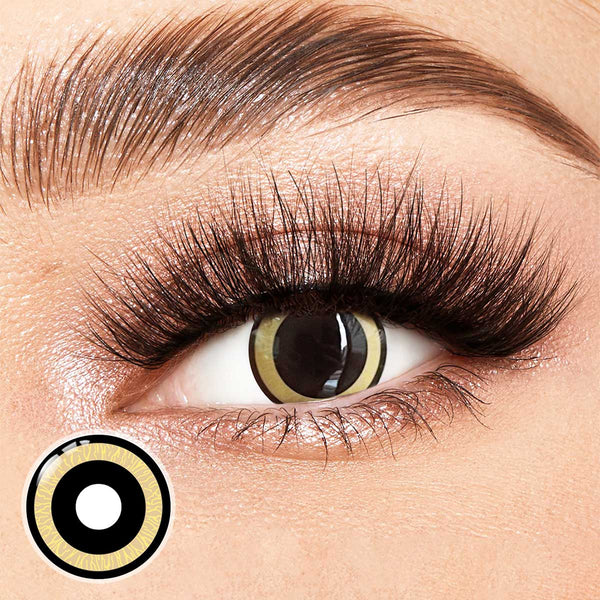 Eagle Nebula Yellow Costume Yearly Contact Lenses