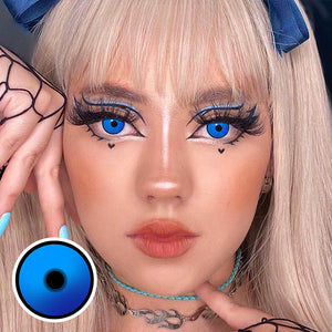 Obsidian Blue Costume Yearly Contact Lenses