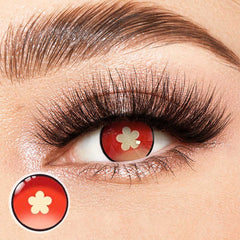 Hutao Red Costume Yearly Contact Lenses