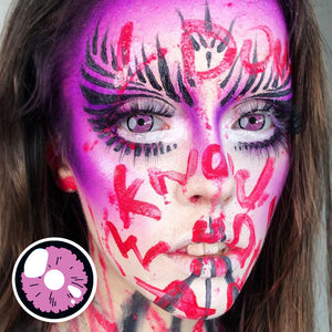 Anime Bling Purple Costume Yearly Contact Lenses