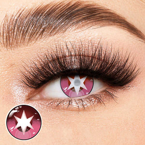 Hoshino Red Costume Yearly Contact Lenses