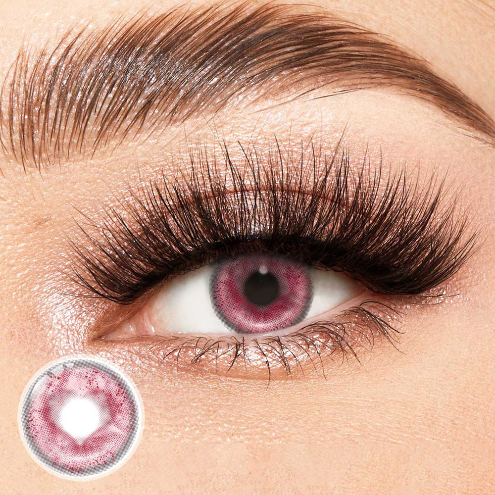 Love Spell Pink Yearly Contact Lenses