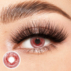 Love Spell Red Yearly Contact Lenses