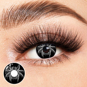 Spidery Jade Black Costume Yearly Contact Lenses