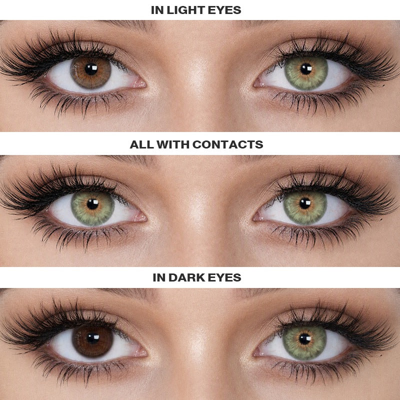 Siri Green Prescription Yearly Contact Lenses