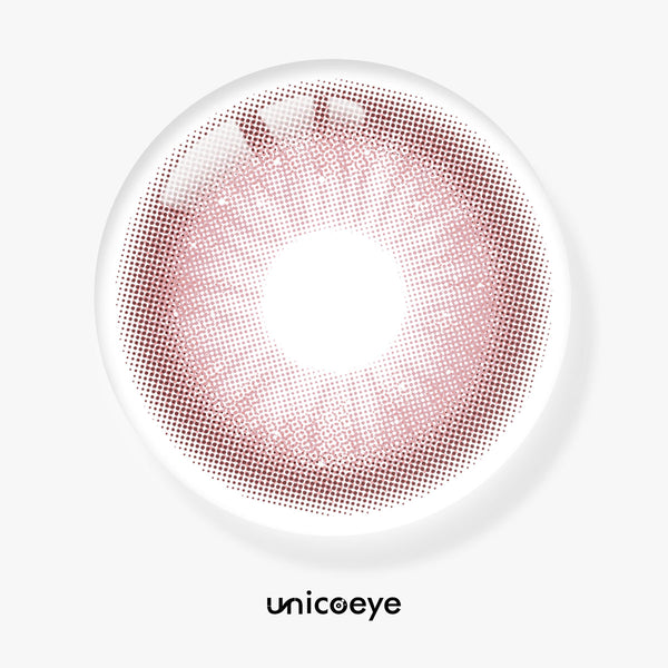 Dancing Star Pink Prescription Yearly Contact Lenses | 2 Pcs