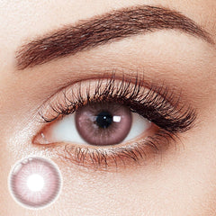 Dancing Star Pink Prescription Yearly Contact Lenses | 2 Pcs