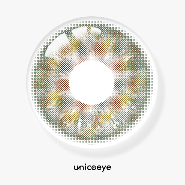 Brownie Green Yearly Contact Lenses | 2 Pcs