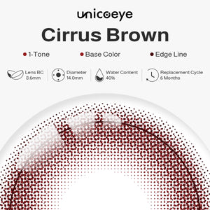 Cirrus Brown Prescription 6 Months Contact Lenses | 2pcs