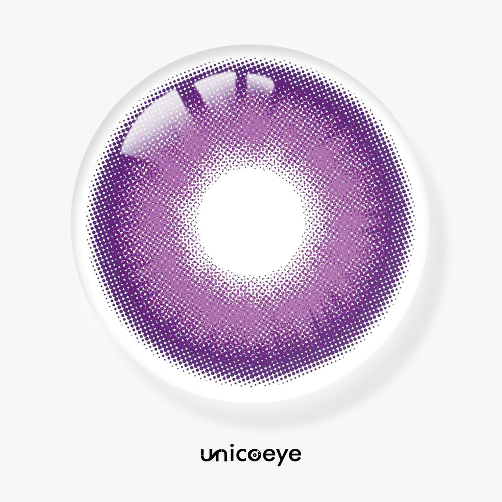 Zodiac Purple Prescription 6 Months Contact Lenses | 2pcs