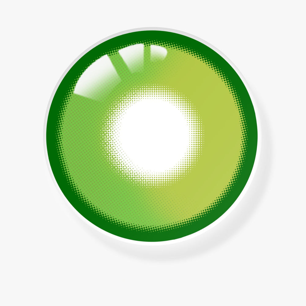 Aureole Green Prescription 6 Months Contact Lenses | 2 Pcs