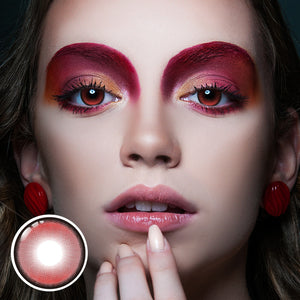 Maroon Red Prescription 6 Months Contact Lenses | 2 Pcs