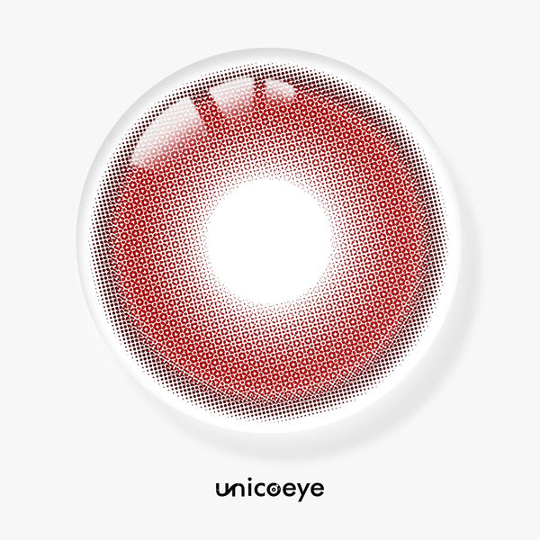 Drift Red Prescription Daily Contact Lenses | 2 Pcs