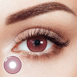 Sphere Red Prescription Daily Contact Lenses | 2 Pcs