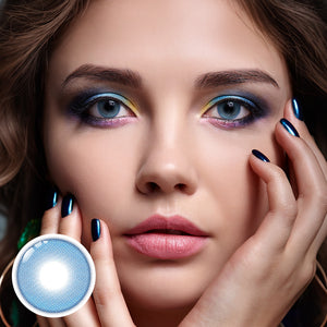 Sphere Blue Prescription Daily Contact Lenses | 2 Pcs