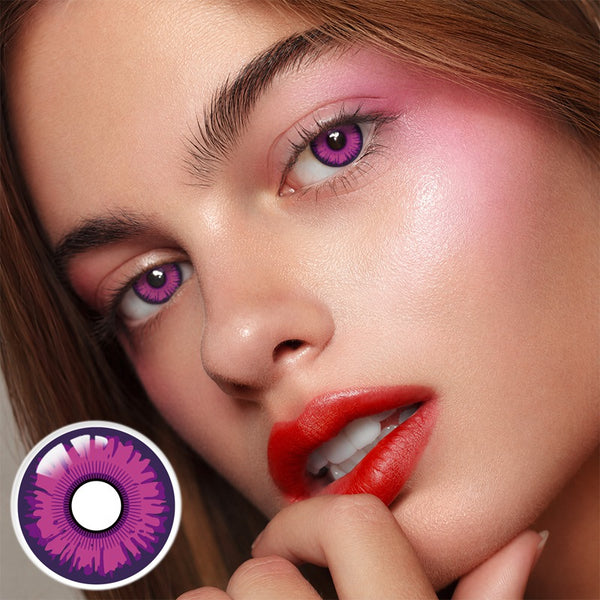 Wicked Enigma Purple Costume 6 Months Contact Lenses | 2 Pcs
