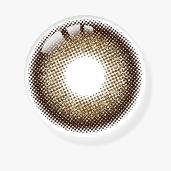 Puffstar Brown Prescription Yearly Contact Lenses | 2 Pcs