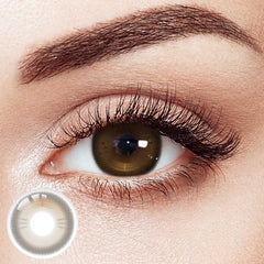 Soft Mocha Brown Prescription Yearly Contact Lenses | 2pcs