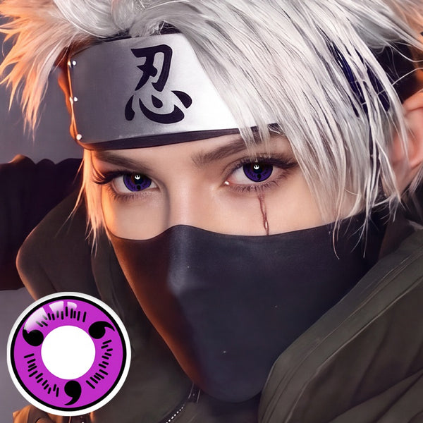 Sasuke Uchiha Purple Costume Yearly Contact Lenses | 2 Pcs